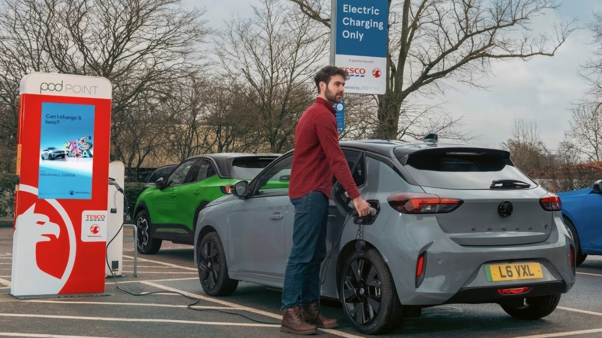 Vauxhall Tesco Partnership - Get One Year Free Charging