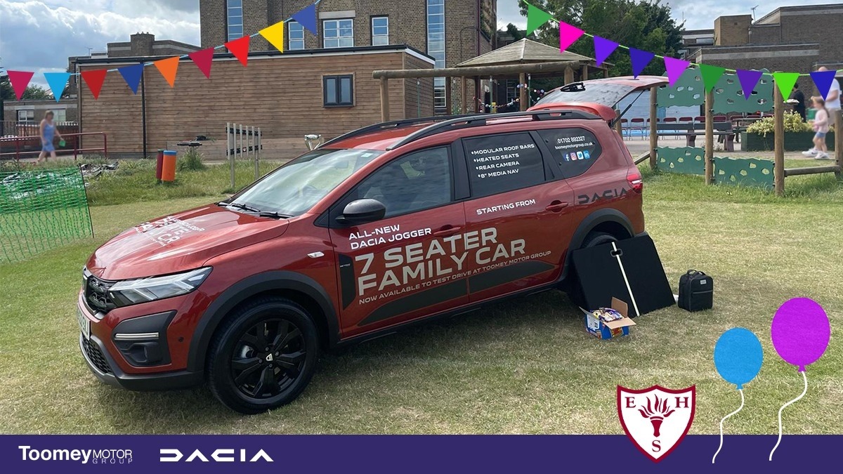 Toomey Dacia visits Earl's Hall Primary School Summer Fete