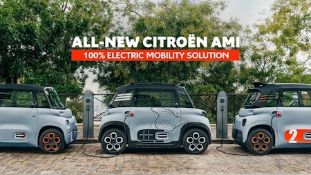 Meet Citroen AMI, 100% Electric.