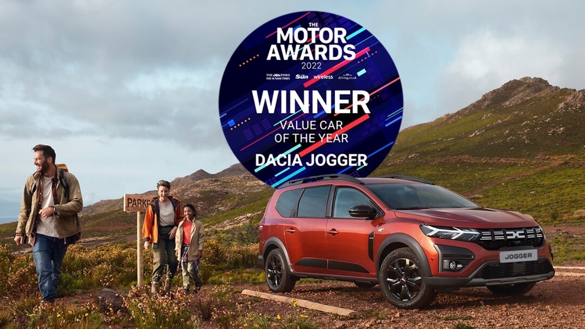 JOGGER IS ON THE MONEY AS IT WINS 'VALUE CAR OF THE YEAR' AT THE NEWS UK MOTOR AWARDS