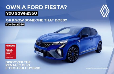 Exclusive Renault Clio Offer For Ford Fiesta Drivers
