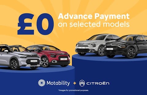Citroen Motability NIL Advance Payment Offer