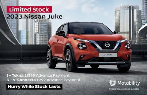 Exclusive Motability Offer - Nissan Juke