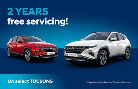 2 Years Free Servicing on Used TUCSONs