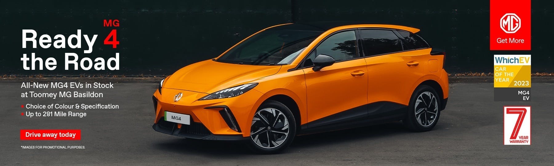 New MG Cars Basildon, Essex Toomey MG